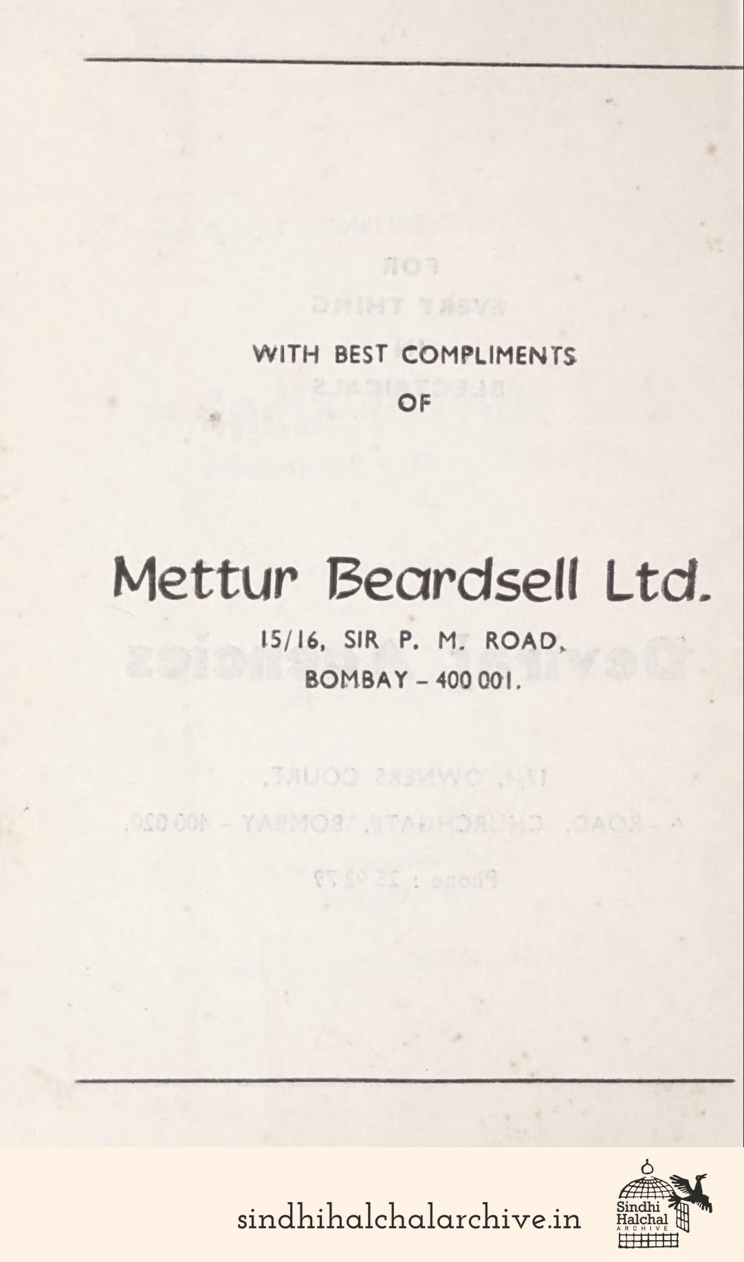 Image of AD Mettur Beardsell Ltd.